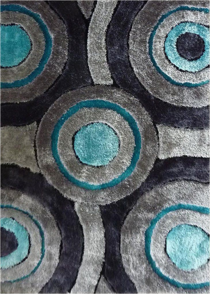 Area Rug 5×7 Blue Gray Blue Contemporary 5×7 area Rug