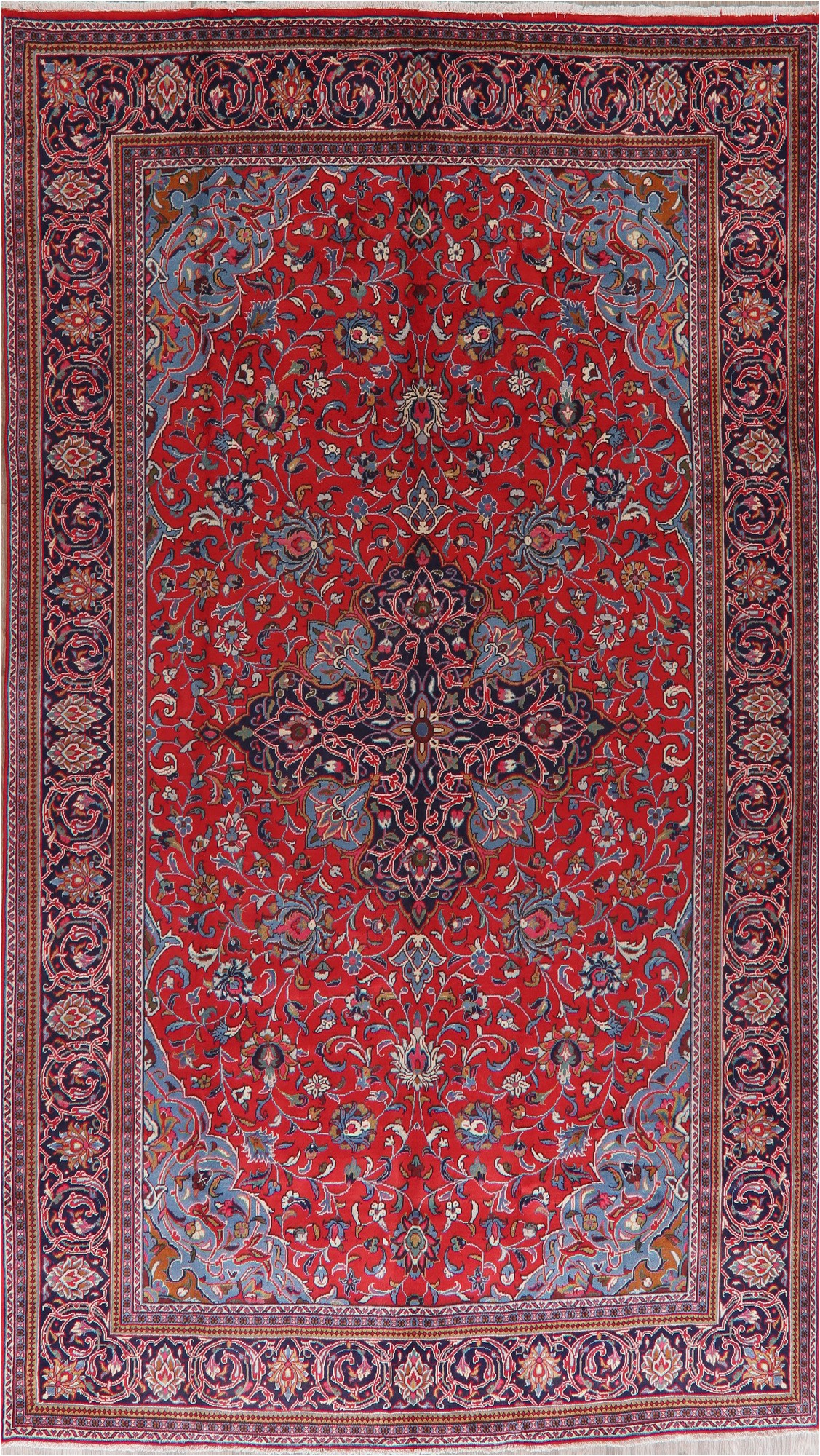 Area Rugs On Sale for Black Friday Black Friday Deal Floral Red Sarouk oriental Hand Knotted area Rug Medallion Wool Carpet 8×11 Walmart