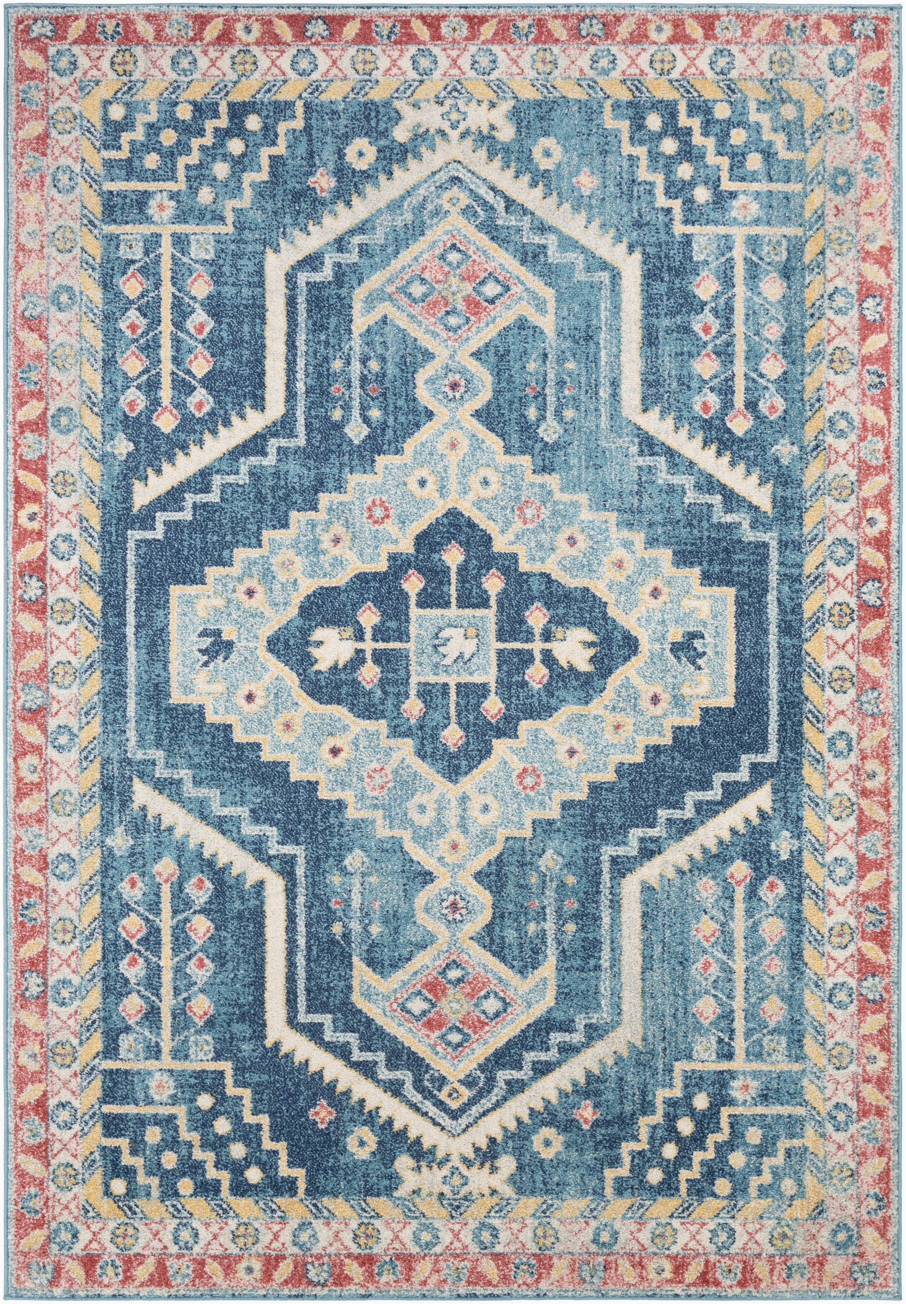 Area Rugs Salt Lake City Bilaal oriental Sky Blue area Rug