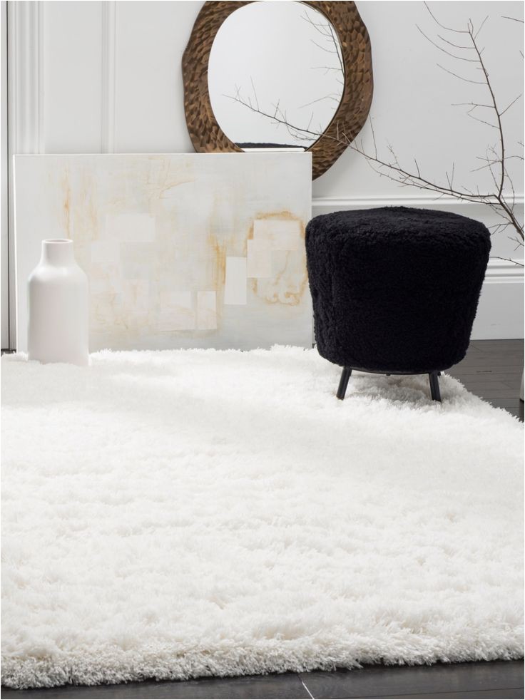 Bebe Glam Shag area Rug the Polar Shag Rug Collection Features Plush 3 Inch Thick