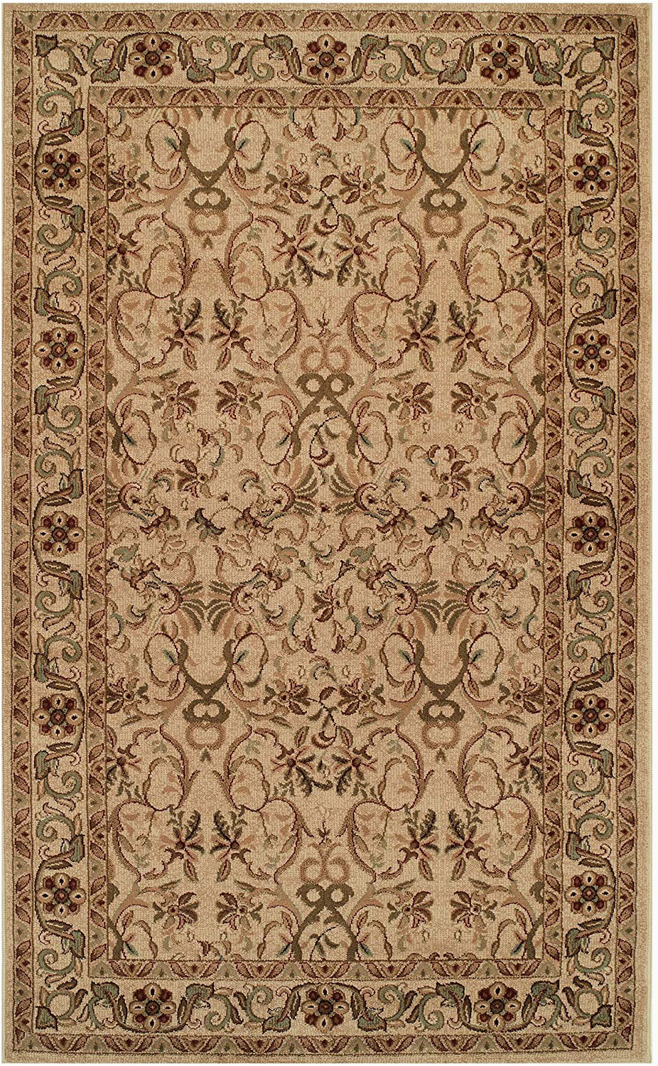 Best Deals On 8×10 area Rugs Superior Heritage 8 X 10 Ivory area Rug Contemporary Living Room & Bedroom area Rug Anti Static and Water Repellent for Residential or Mercial