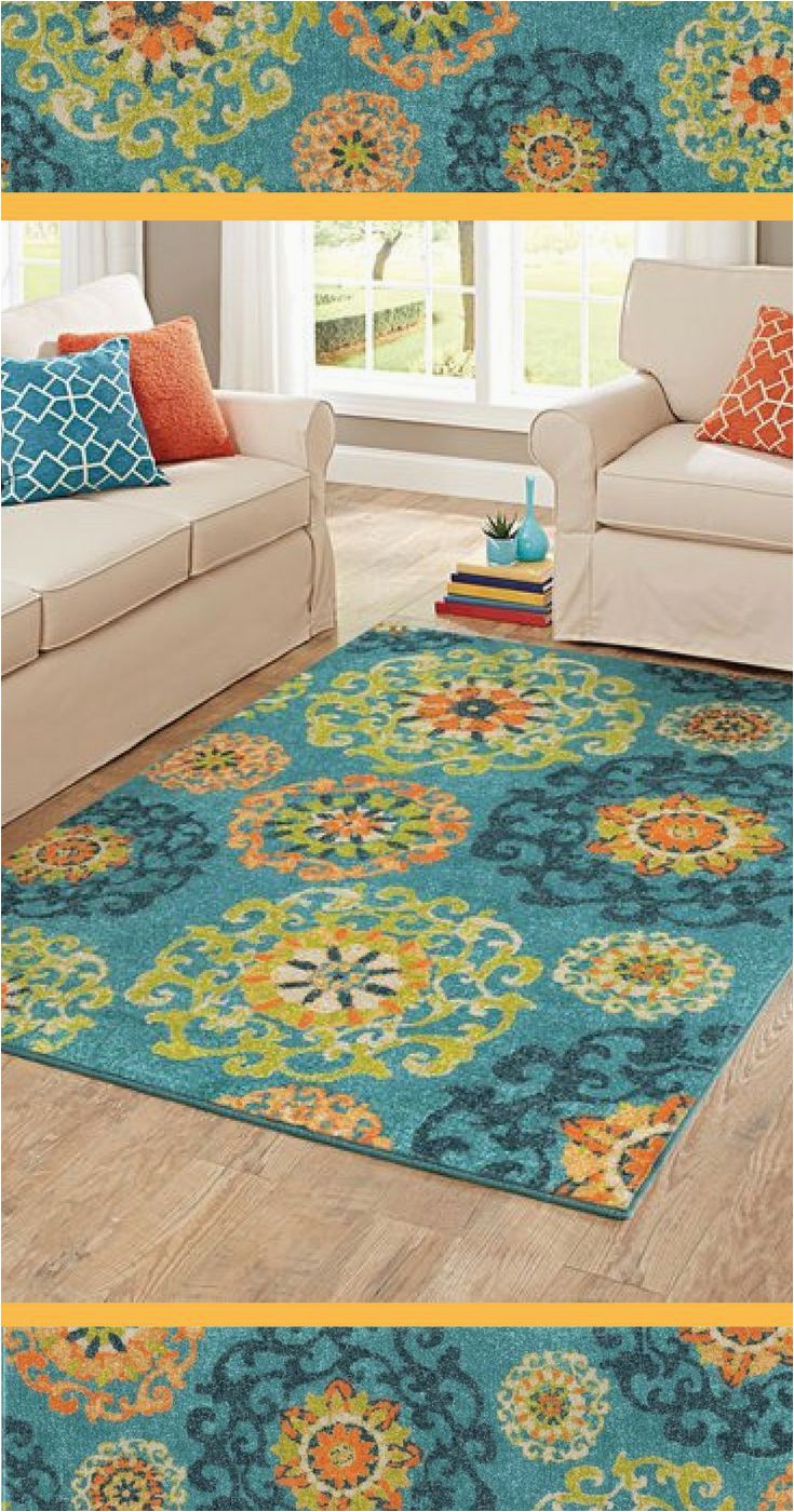 Better Homes Gardens Suzani Indoor area Rug This Rug Makes the Living Room so Bright and Cheery Would