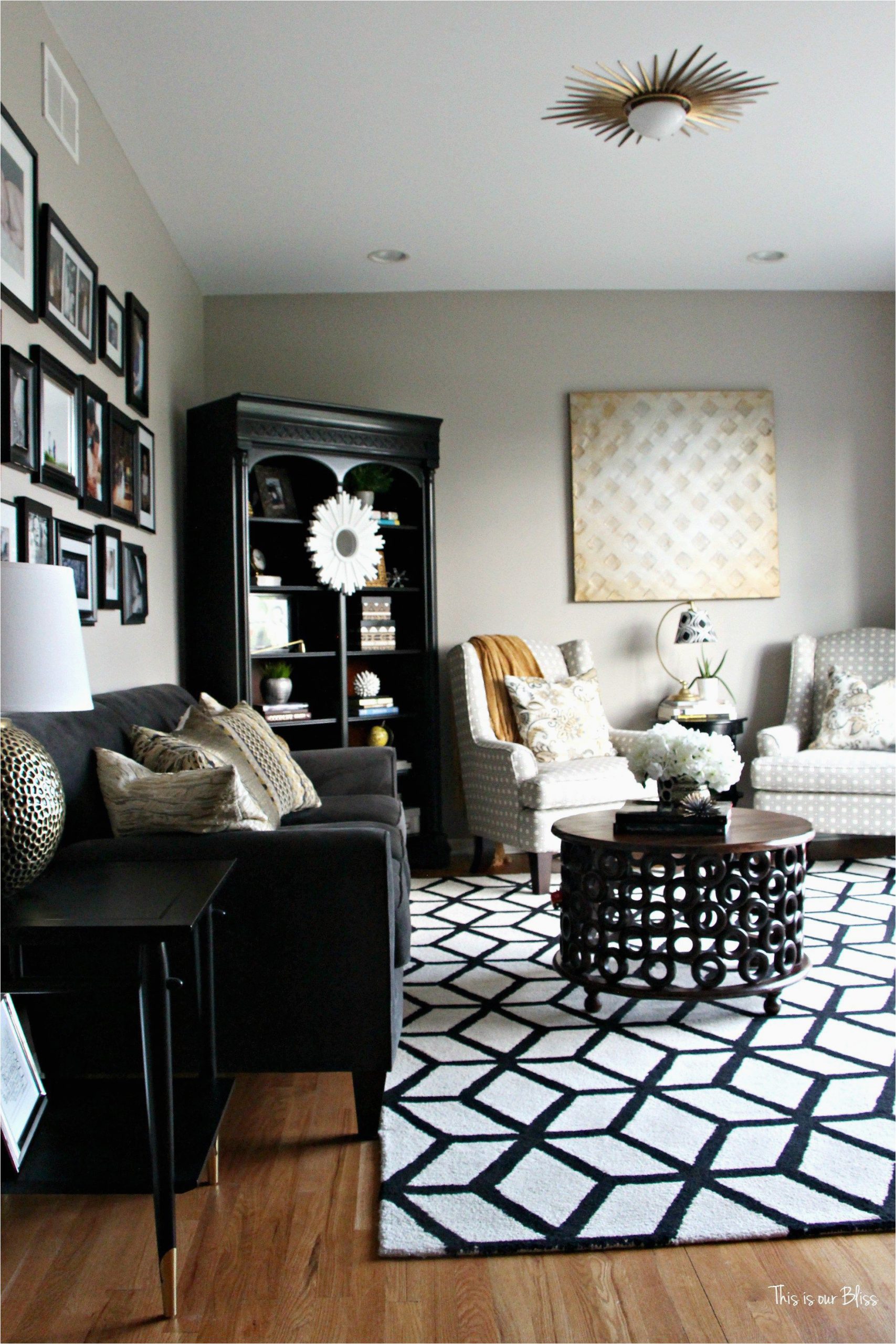 Black area Rugs for Living Room where to Buy Bold Black and White Rugs for Any Room