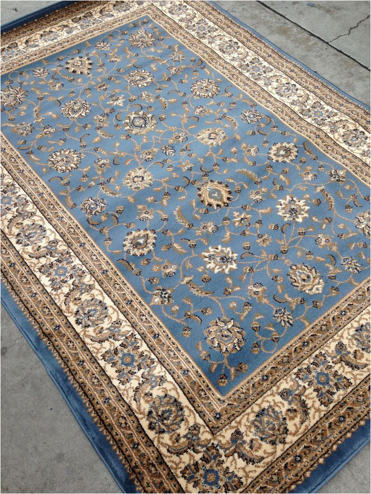 Blue 8×10 Outdoor Rug Light Blue Persian Style oriental area Rug 8×10 8 X 10