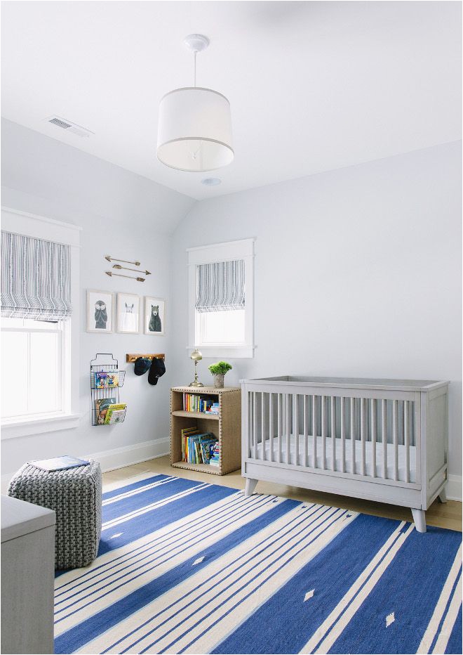 Blue and Gray Striped Rug Grey Nursery with Striped Rug Nursery with Striped Rug