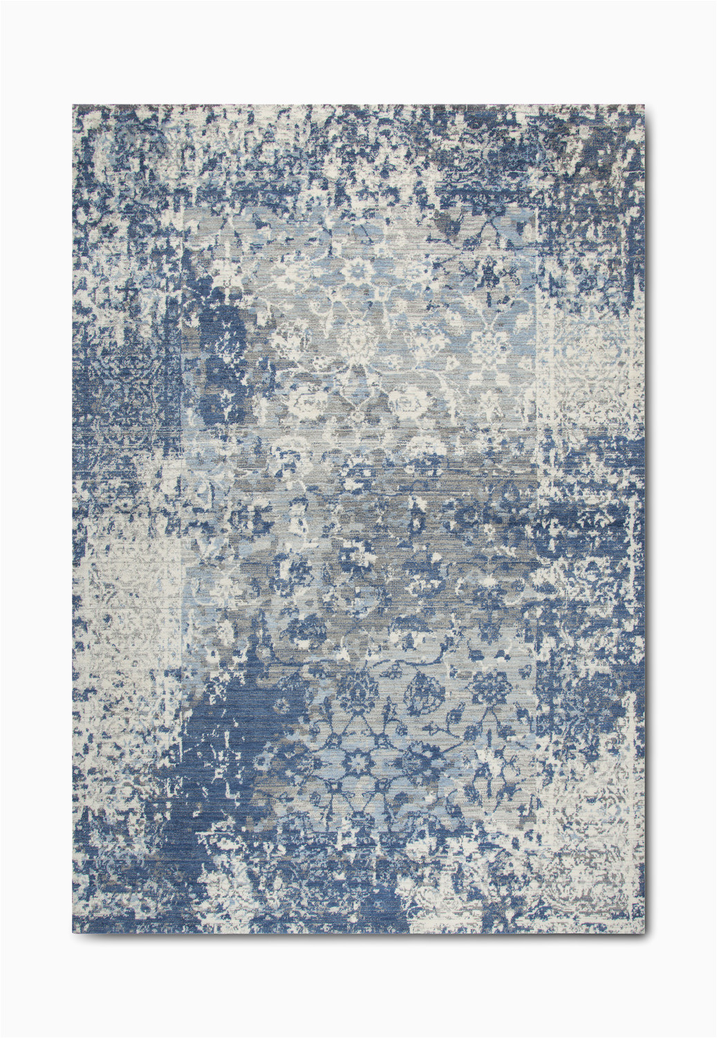Blue and Gray Throw Rugs Gossamer Blue Grey area Rug