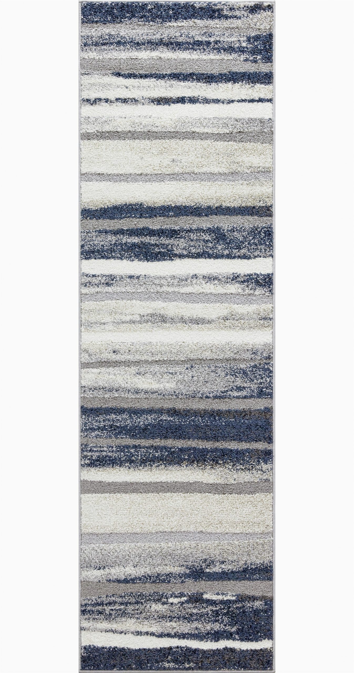 Blue and Gray Throw Rugs Roseman Striped Blue Gray area Rug