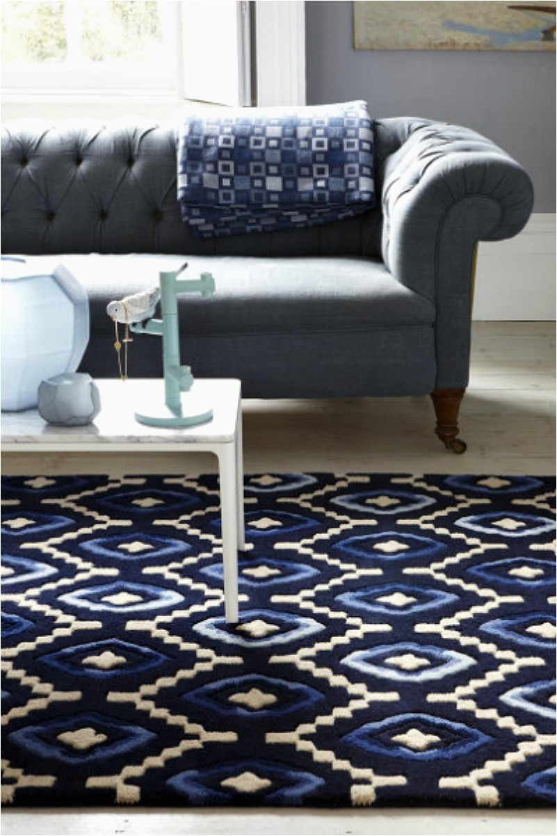 Blue and Navy Rug Navy Blue Rugs and Accessories Mad About the House