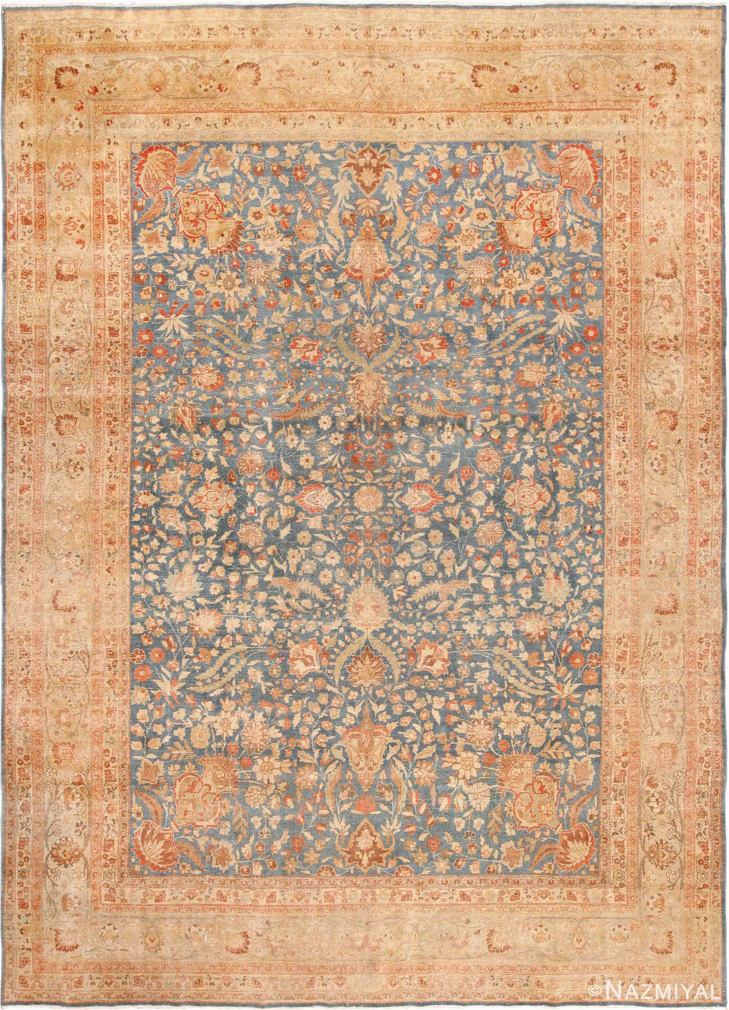Blue and Rust Rug Room Size Blue and Rust Persian Khorassan Rug 49634 Nazmiyal