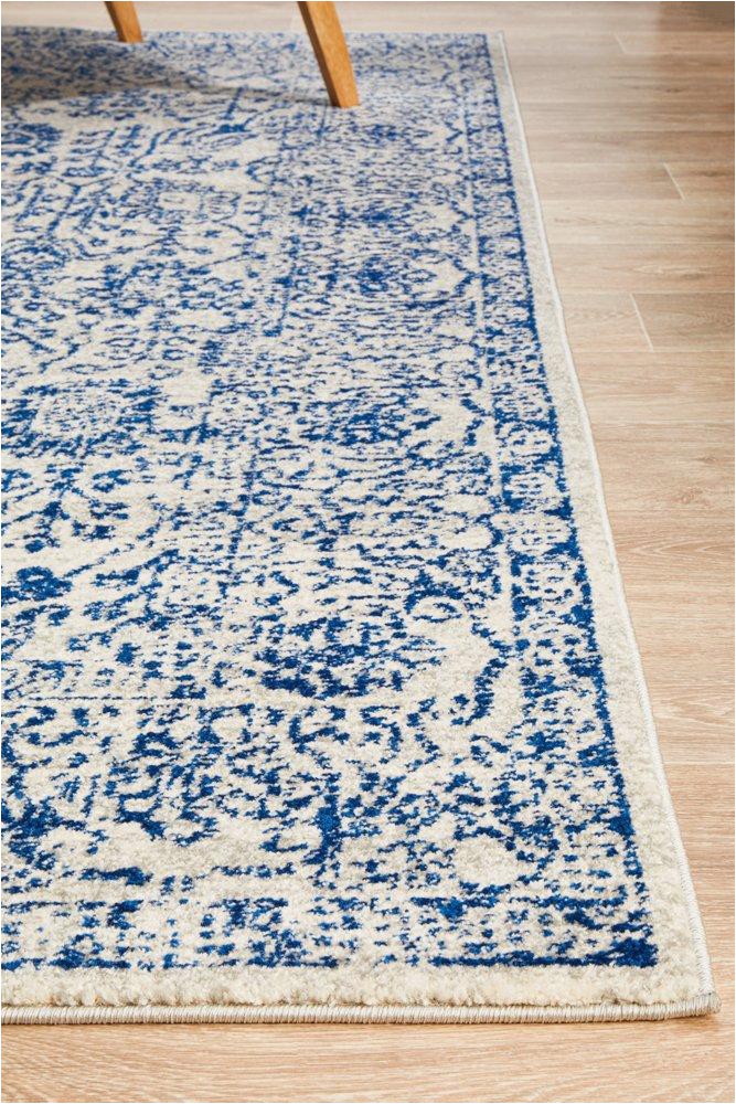 Blue White and Grey Rug Adorn orthodox Transitional Rug