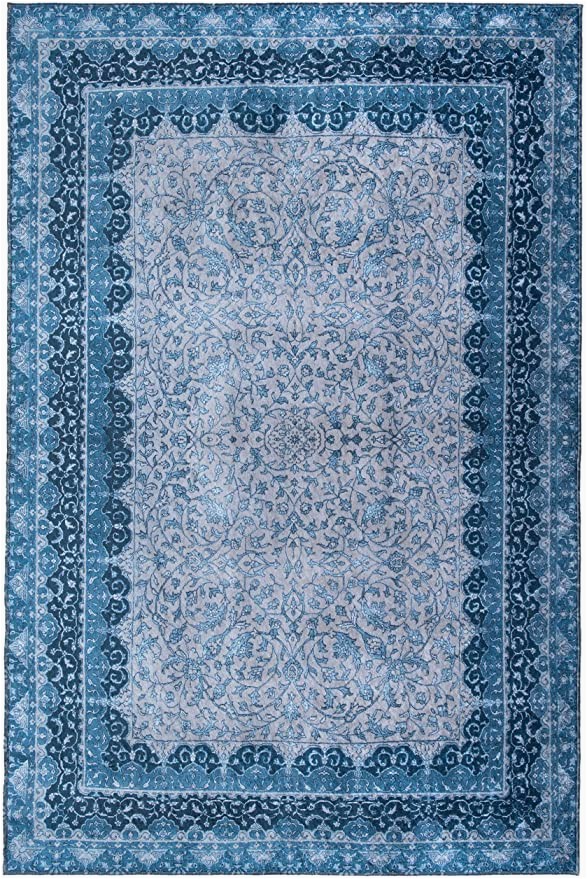 Call Of Duty area Rug Mylife Rugs Traditional Vintage Non Slip Machine Washable Printed area Rug Blue Grey 4 X6