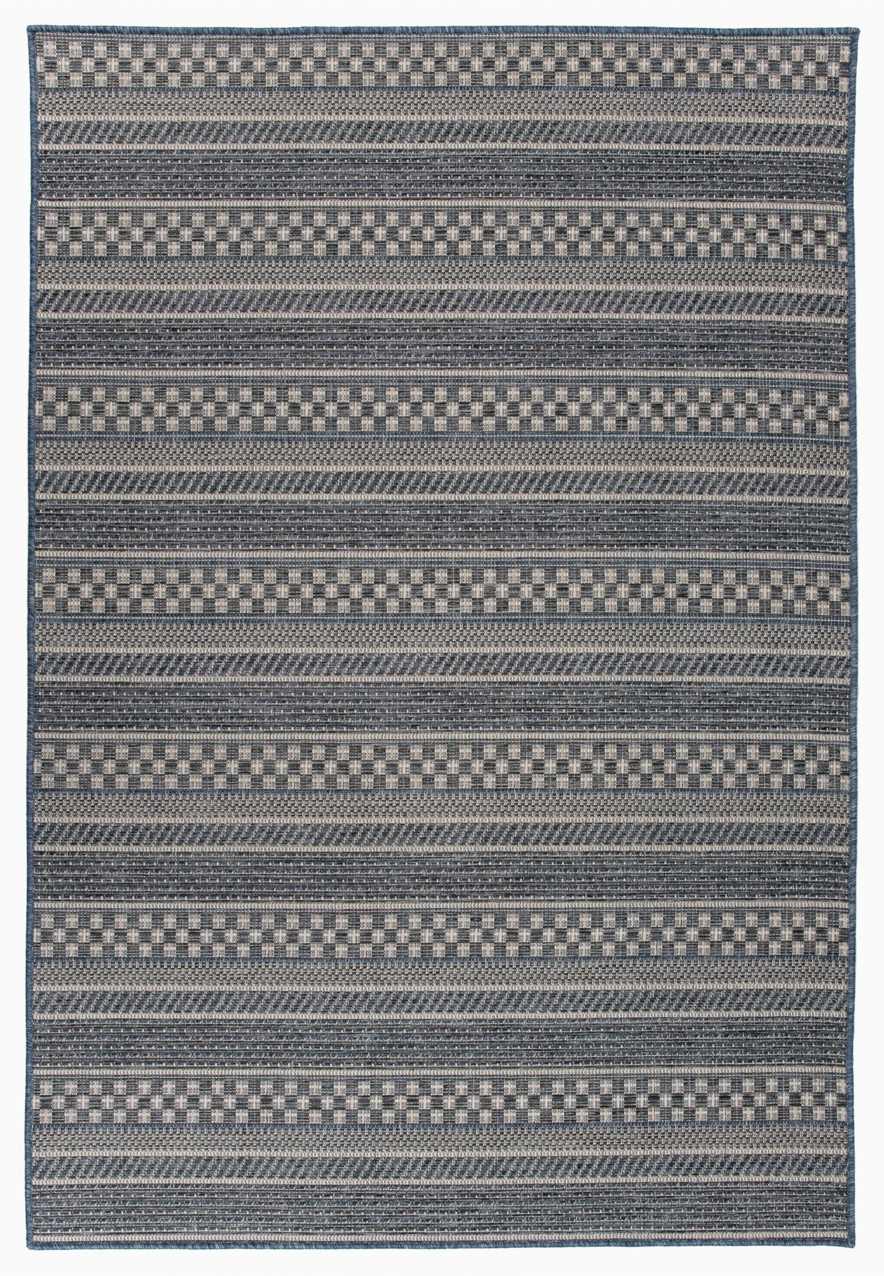 Cheap Indoor Outdoor area Rugs Hutto Geometric Blue Indoor Outdoor area Rug