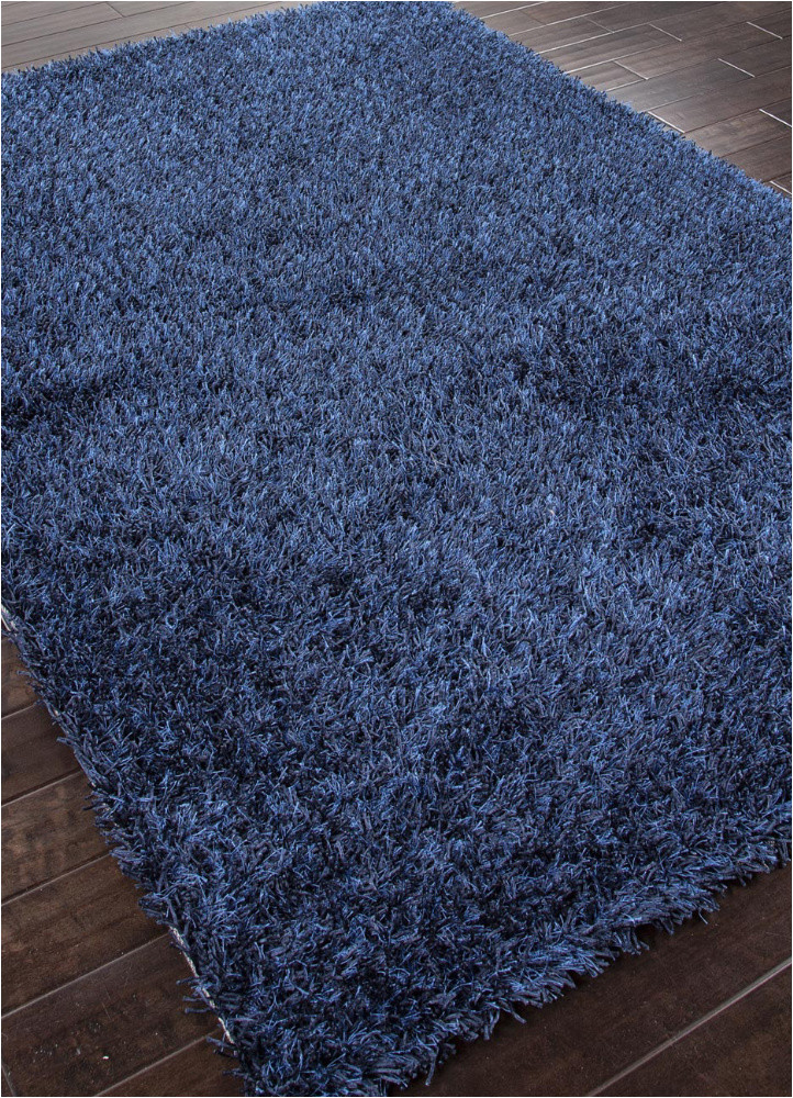 Dark Blue Fluffy Rug Blue area Rug Blue Carpet Texture Navy Blue Shag area Rug