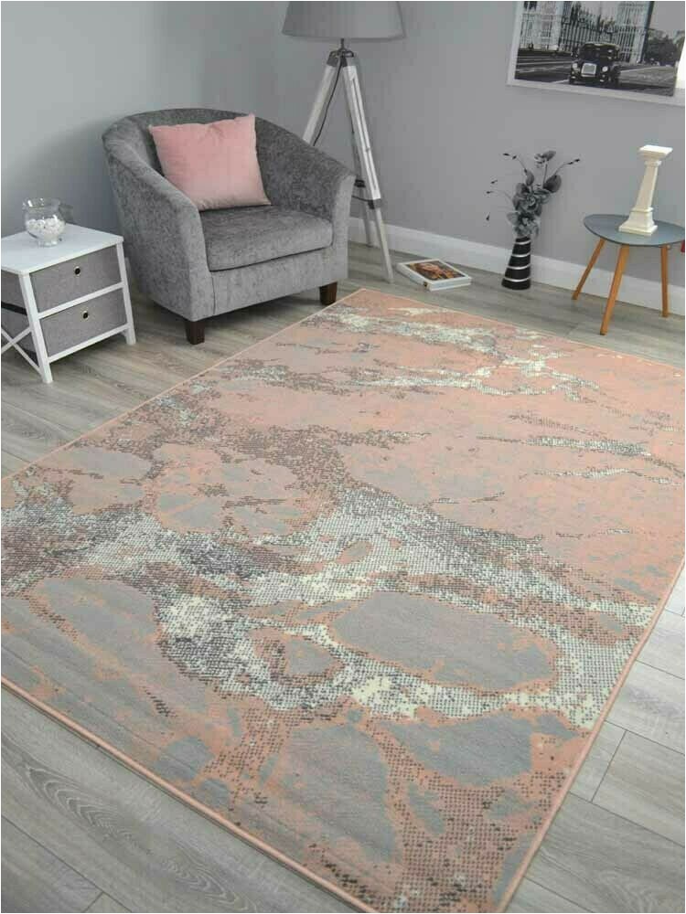 Extra Large Grey area Rug New Blush Pink Grey Marble Small Extra Floor Carpet
