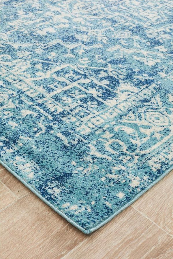 Faded Blue area Rug Faded Blue area Rug Carpet Capers Modern and Traditional