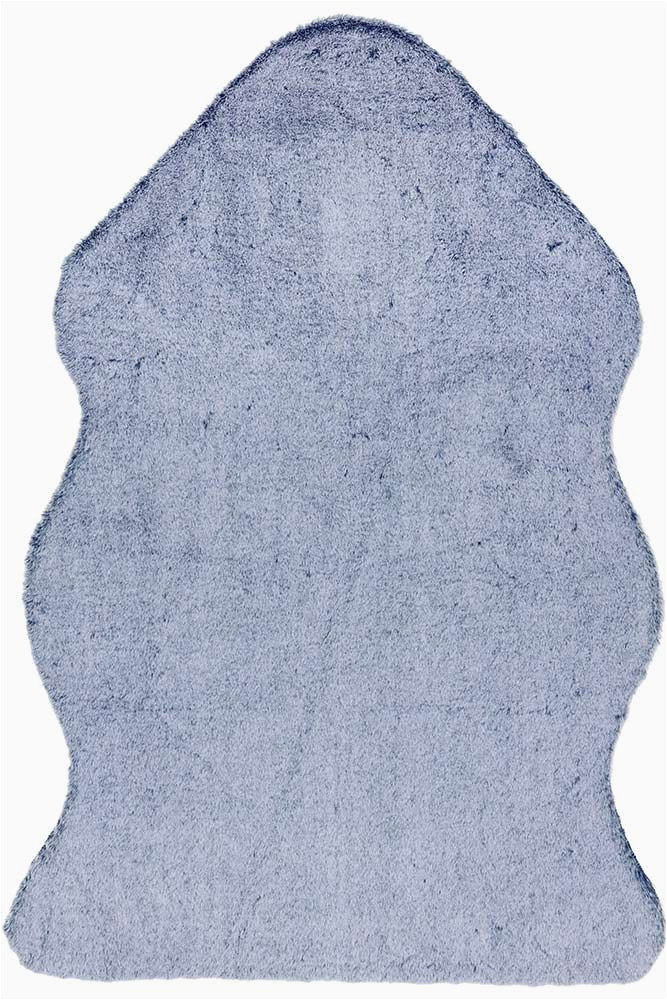 Faux Fur Navy Blue Rug Willow Faux Fur Navy Tipped Rug