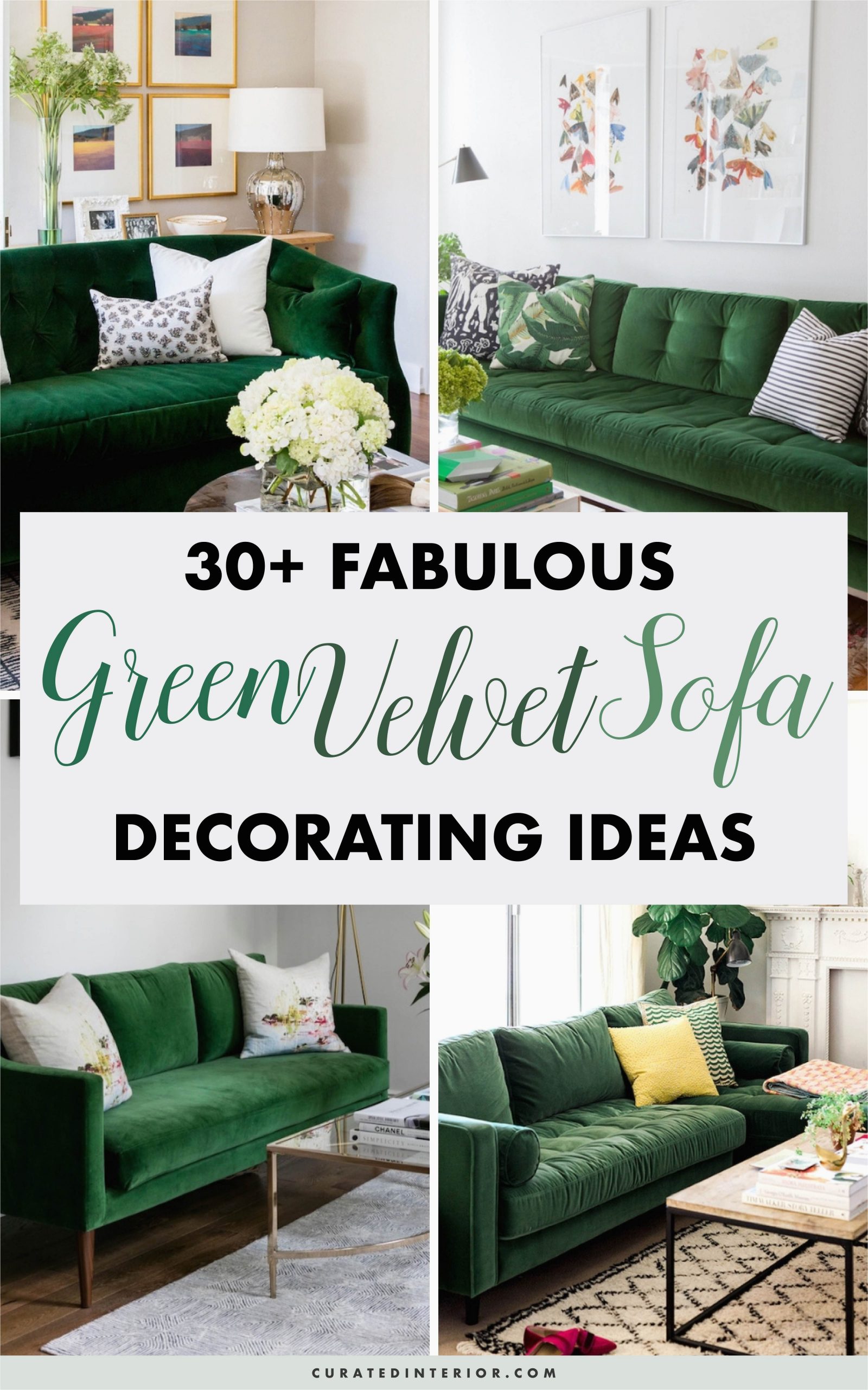 Green Couch Blue Rug 30 Lush Green Velvet sofas In Cozy Living Rooms Green