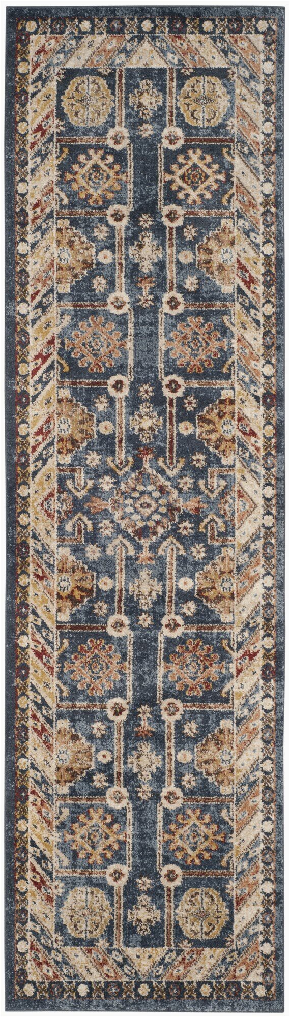 Isanotski Brown Blue area Rug isanotski Brown Blue area Rug