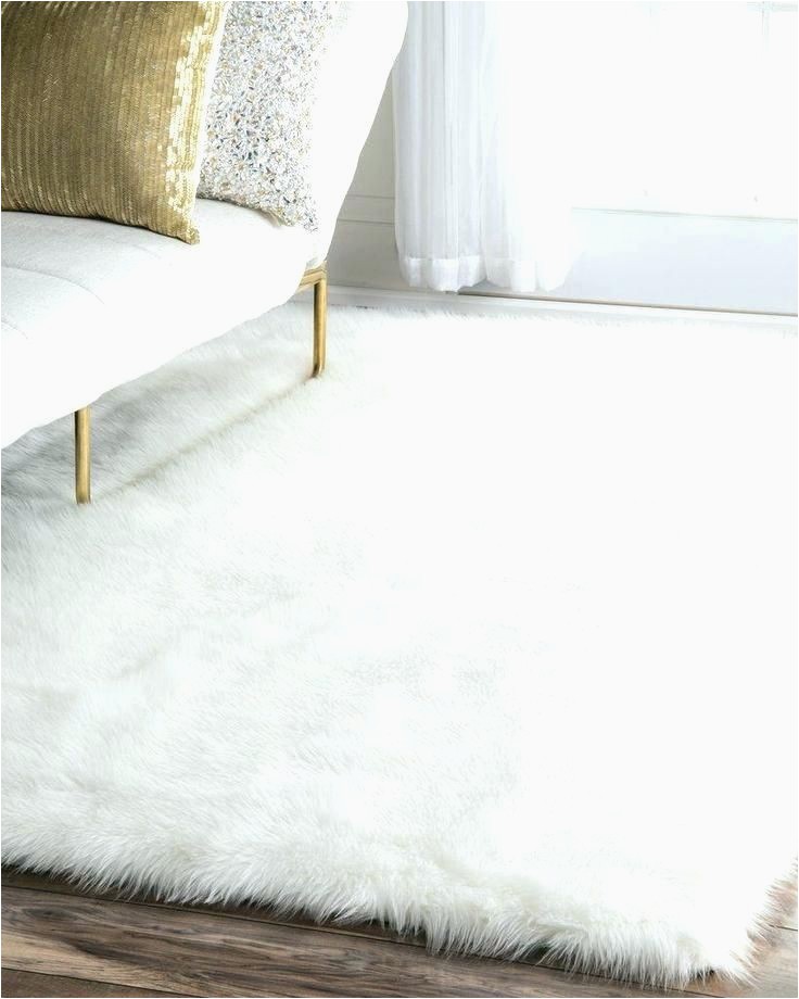 Large White Faux Fur area Rug Pin On Rugs