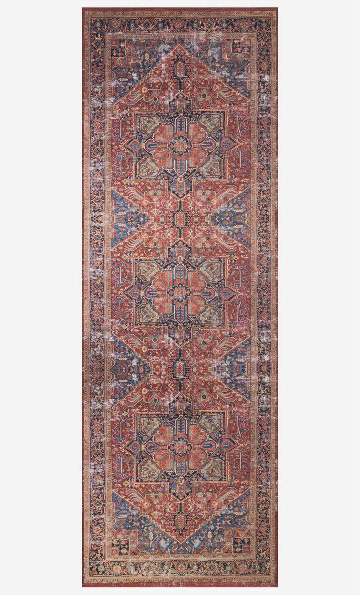 Lucca Red Blue Rug Lf 09 Mh Red Blue