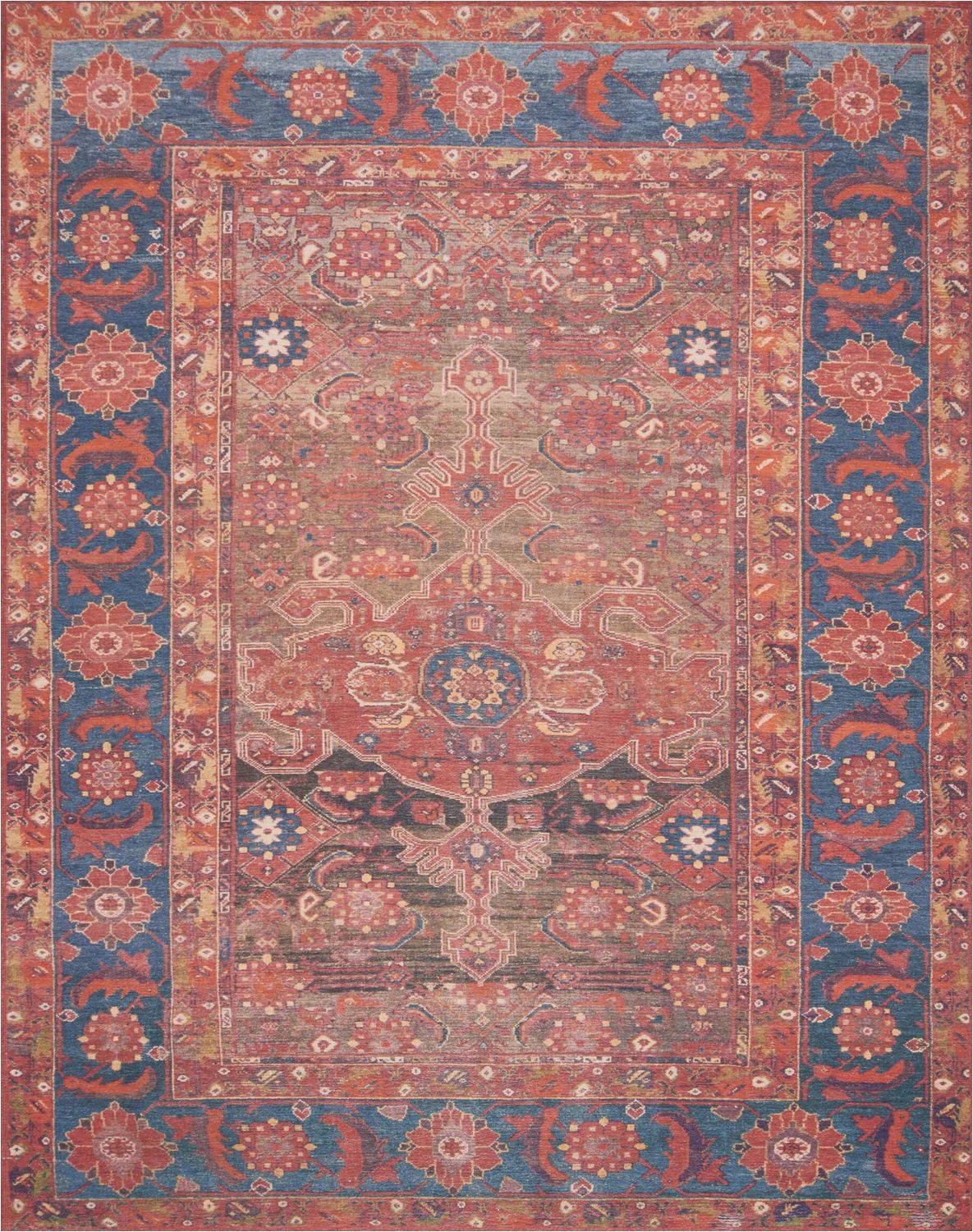 Lucca Red Blue Rug Loloi Lucca Lf 07 Rust Blue Cotton Rug From the assorted