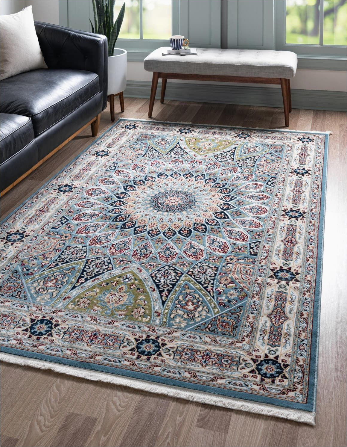 Navy Blue 3×5 Rug Rabia Blue 3×5 Accent Rug area Rugs Rugs In Living Room