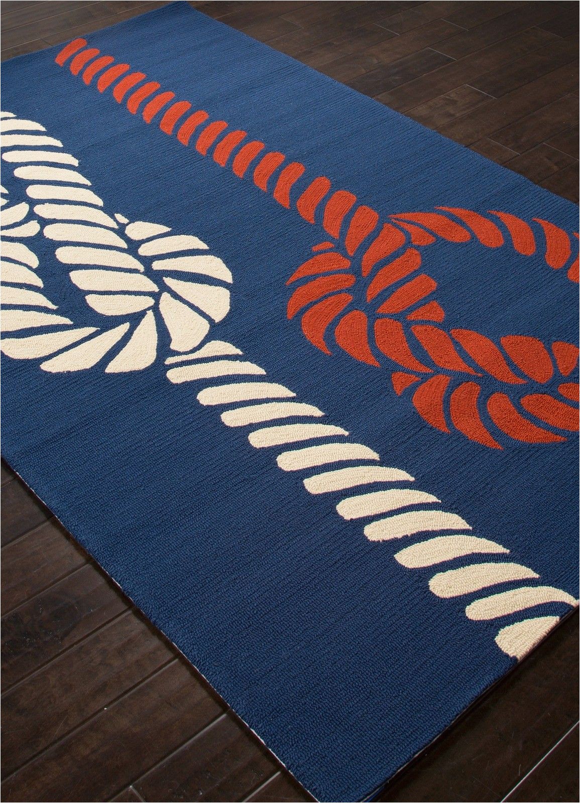 Navy Blue and Red area Rugs Sea Knotty Navy Blue Red and White area Rug