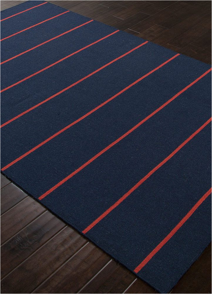 Navy Blue and Red Rug Cape Cod Navy Blue and Red Striped Rug Coastal Living Rug