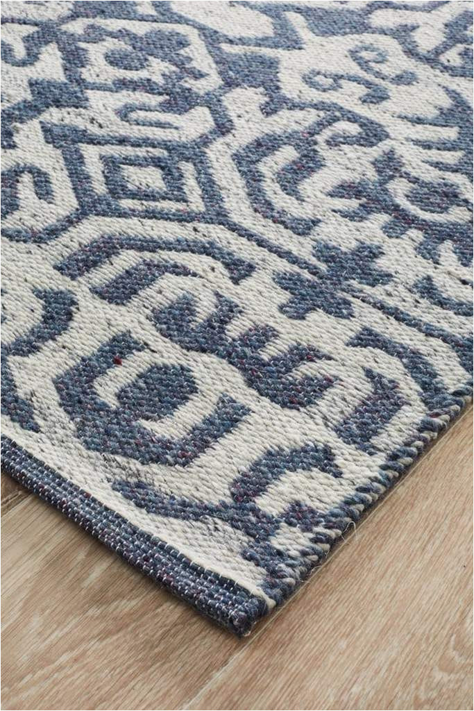 Navy Blue and Silver Rug Manisa Navy Silver Transitional Wool Rug