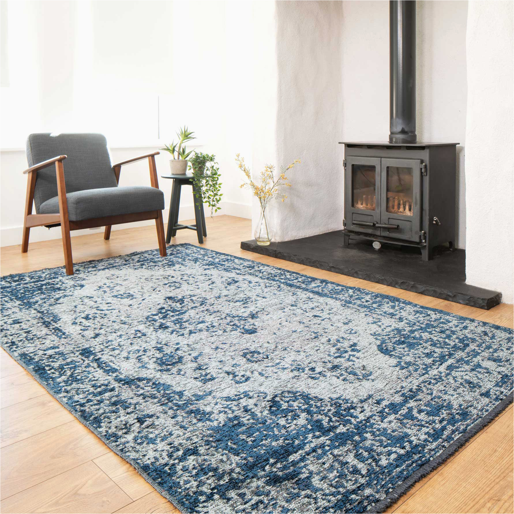 Navy Blue Medallion Rug Panorama Navy Blue Medallion Reversible Rug