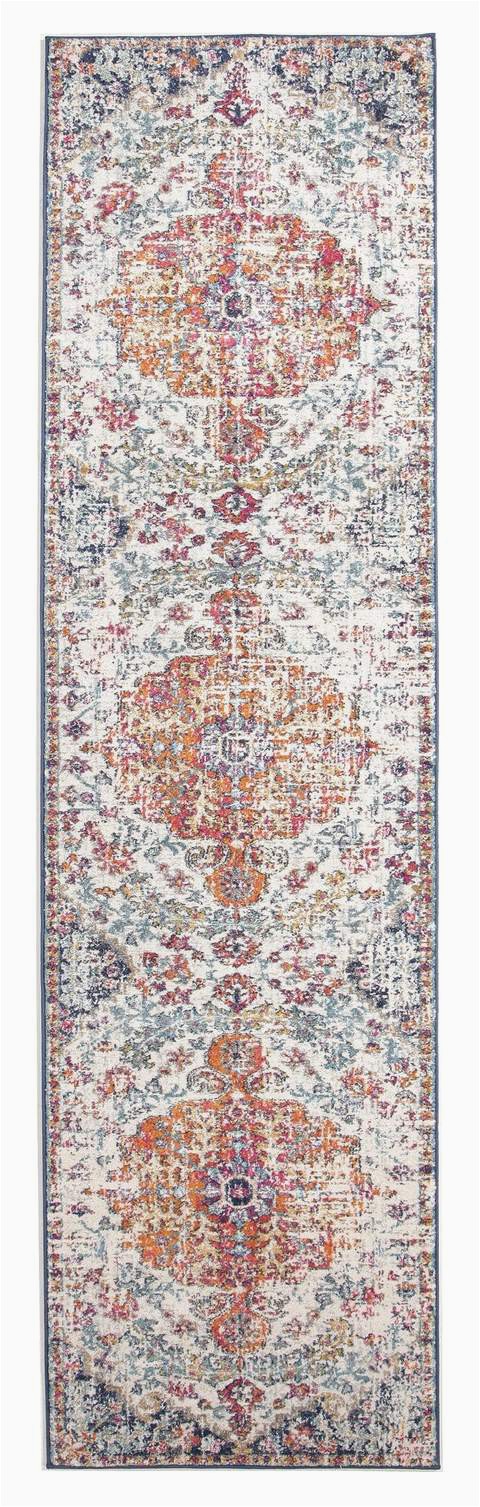 Orange and Blue Runner Rug Runner Rugs Hallway Rugs