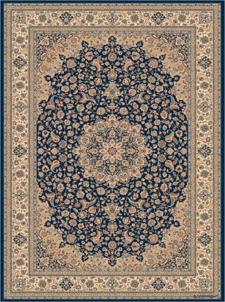 Orian Rugs Manor Gate Blue Classical Manor Blue 5 Ft 3 Inch X 7 Ft 5 Inch Indoor Traditional Rectangular area Rug