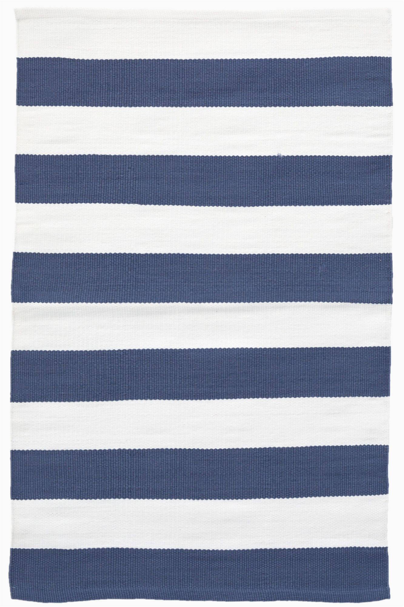 Outdoor Blue and White Rug Catamaran Striped Blue White Indoor Outdoor area Rug