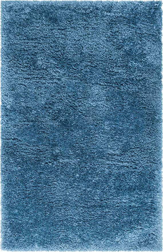 Plush Blue area Rug Infinity Collection solid Shag area Rug by Rugs – Blue 9 X 12 High Pile Plush Shag Rug Perfect for Living Rooms Bedrooms Dining Rooms and More