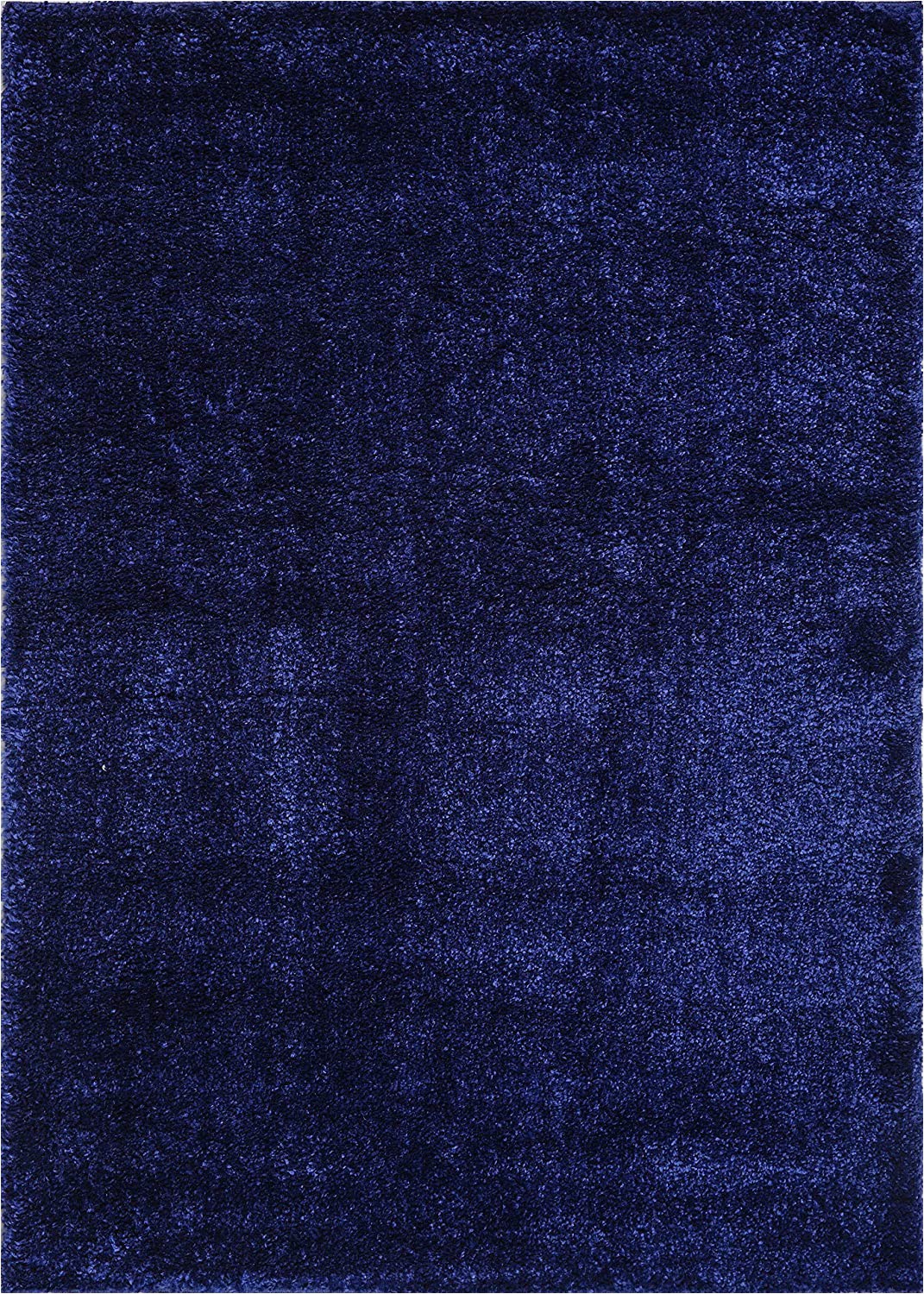 Plush Navy Blue Rug Ladole Rugs Shaggy soft Plush Smooth solid Plain Color Modern Durable area Rug Carpet for Living Room Bedroom In Navy Blue 5 3" X 7 6" 160cm X 230cm