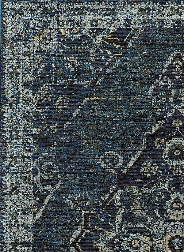 Premier Blue Lines Rug Blue Worn Faded Traditional Vintage Style Rug In 2020