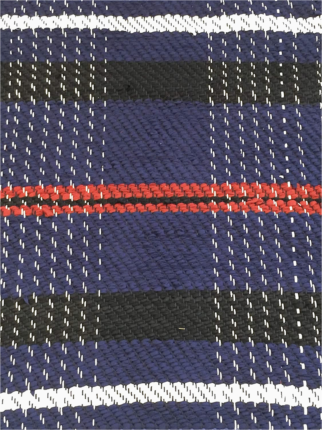 Red and Blue Striped Rug Amazon Com 24 X 36 Blue Red and White Stripe Throw Rug