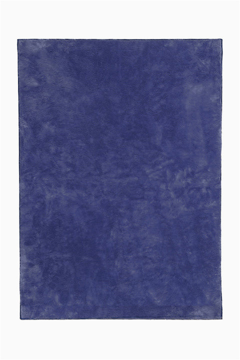 Royal Blue Plush Rug Azure Blue Plush Rug