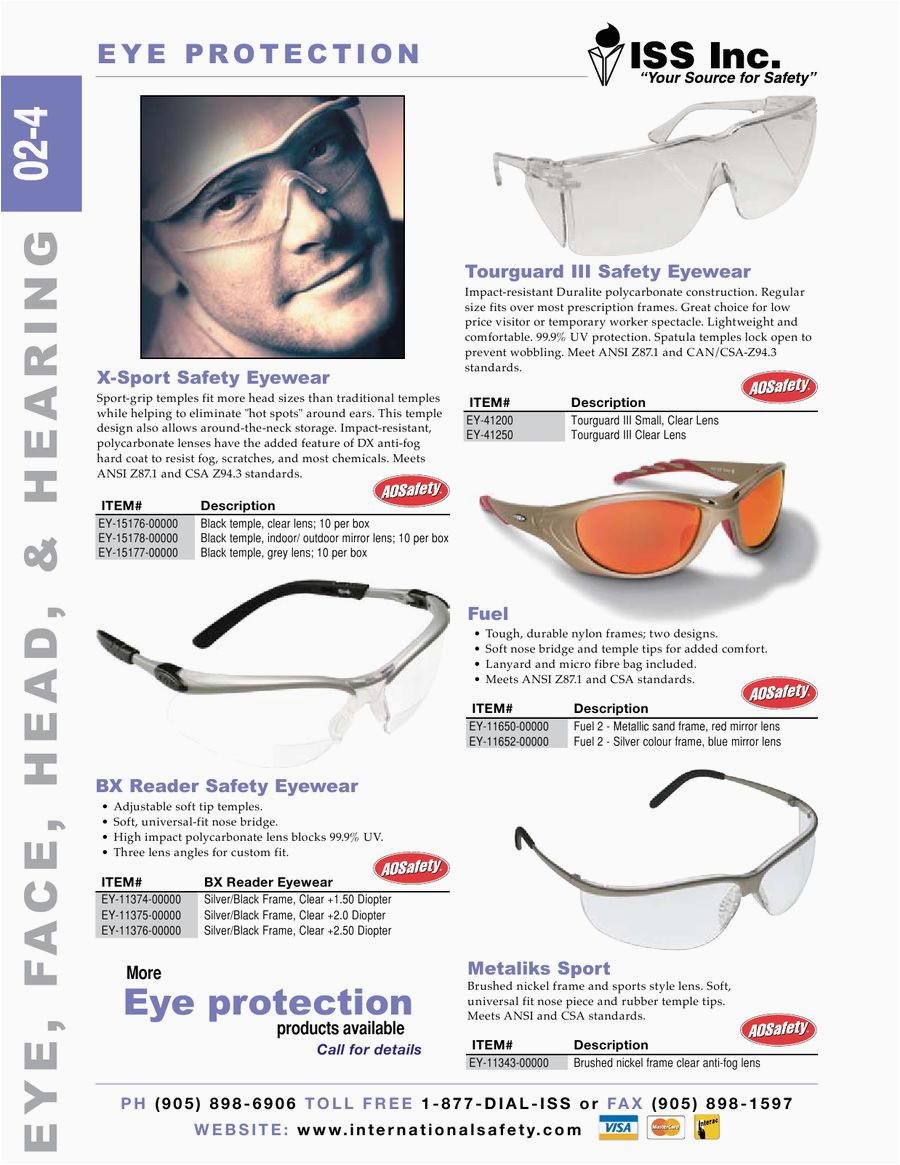 Rugged Blue Reader Safety Glasses Eye Protection by International Safety Systems Inc