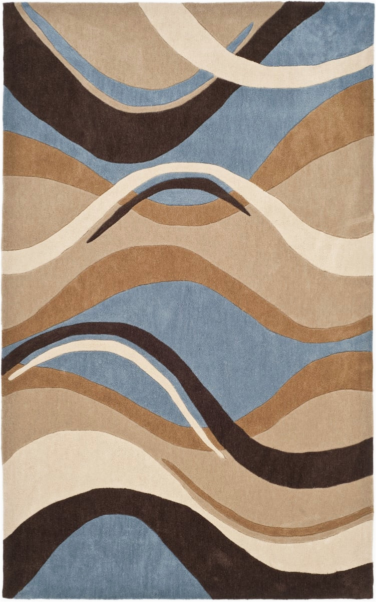 Rugs Brown and Blue Safavieh Modern Art Mda617a Blue Brown area Rug Last Chance
