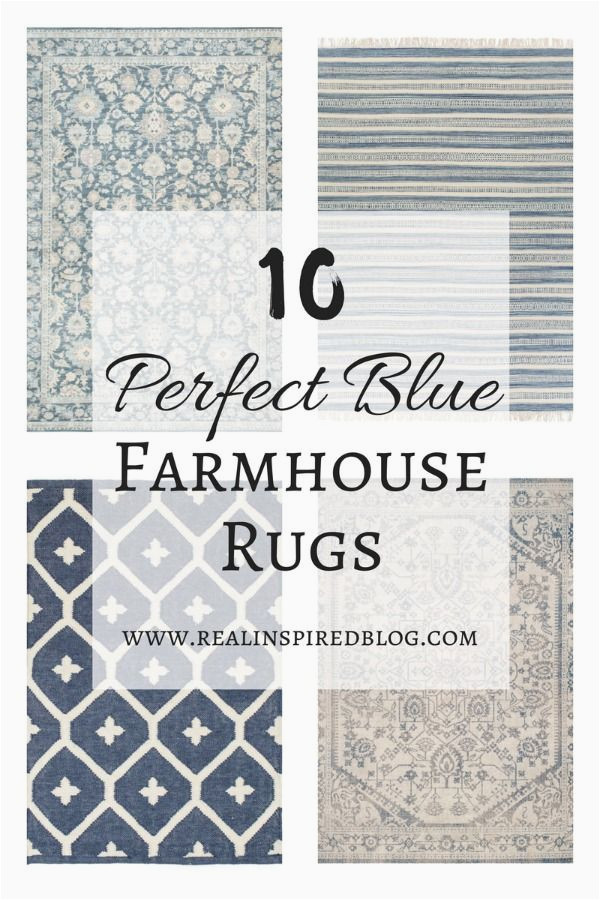 Rugs with Blue In them 10 Perfect Blue Farmhouse Rugs Farmhouse Rugs Living Room