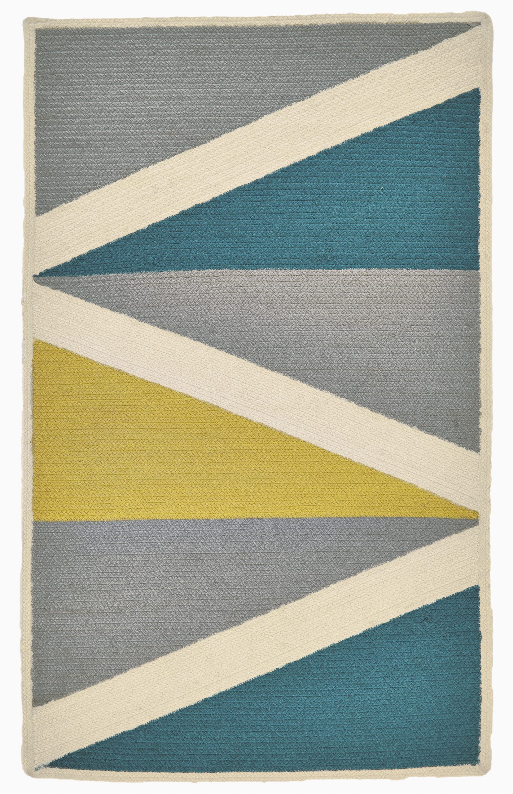 Rugs Yellow and Blue Carrington Gray Yellow Blue area Rug