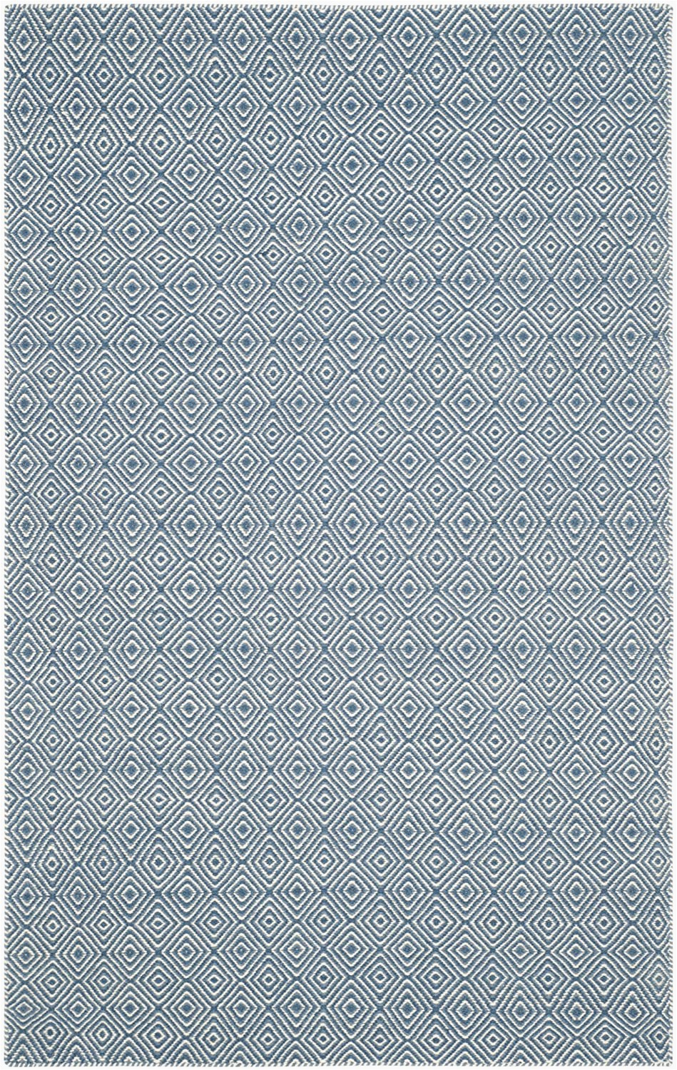 Safavieh Blue Wool Rug Safavieh Oasis Collection Oas525b Flat Weave Blue and Ivory Wool area Rug 9 X 12