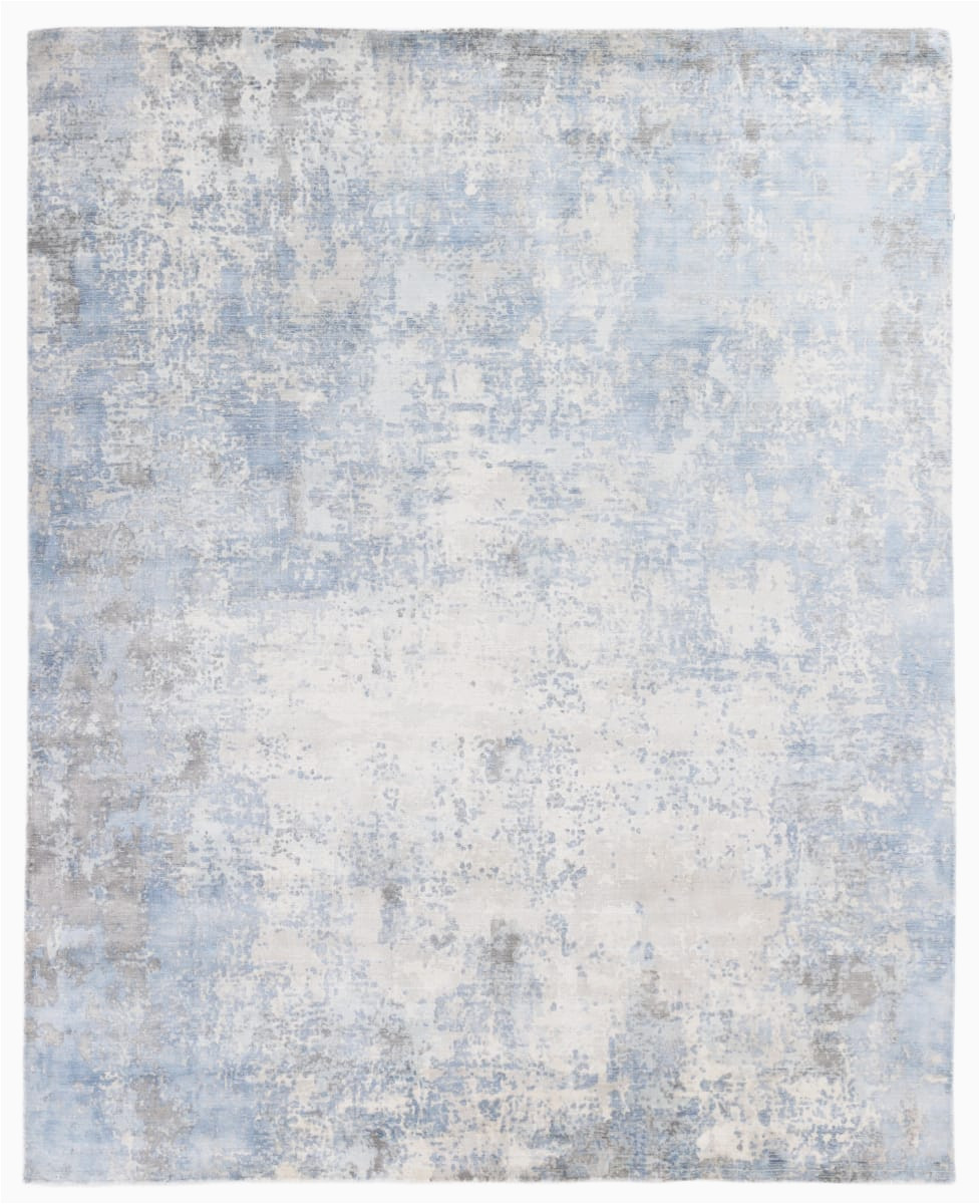 Silver Blue area Rugs Exquisite Rugs Octavio Hand Woven 4028 Silver Blue area Rug