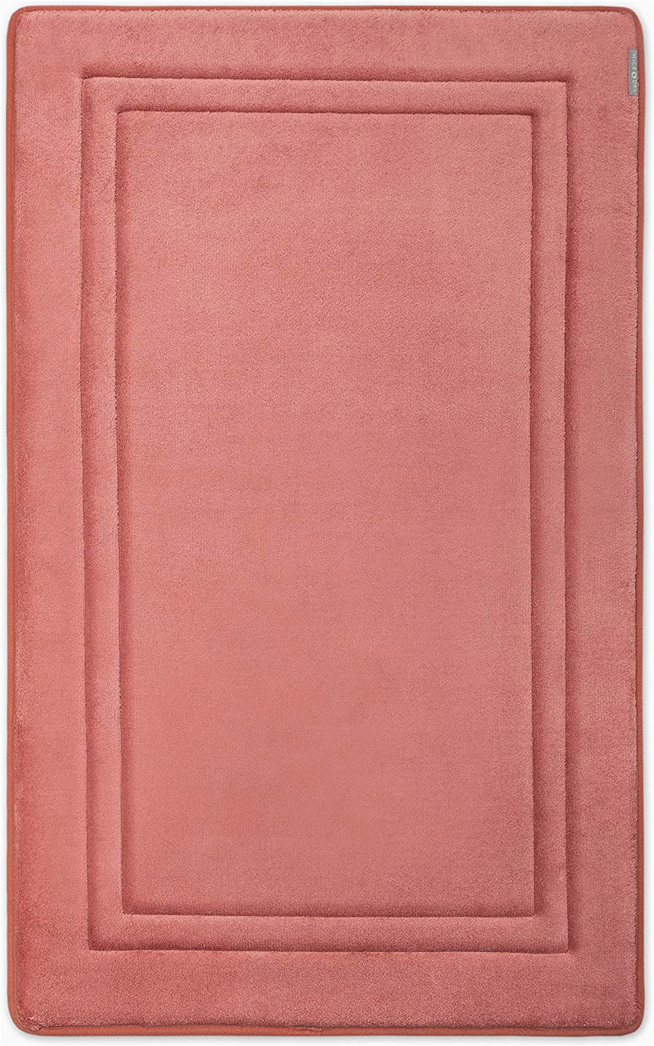 Skid Resistant Bath Rugs Microdry Quick Drying Memory Foam Framed Bath Mat with Griptex Skid Resistant Base 21×34 ash Rose
