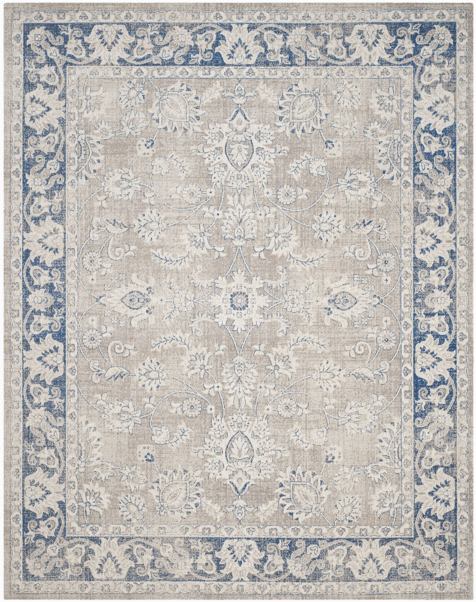 Taupe and Blue Rug Cecily Rug In Taupe & Blue Joss & Main