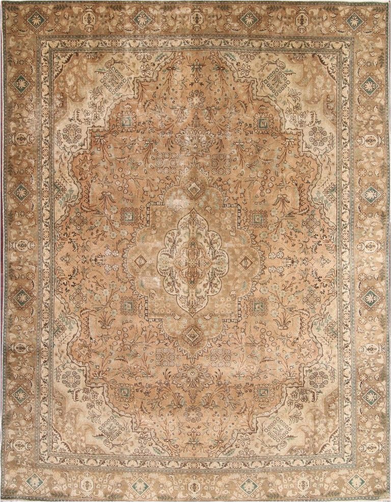 Vintage area Rugs 9 X 12 Breathtaking Antique Geometric Muted Color 9×12 Tabriz