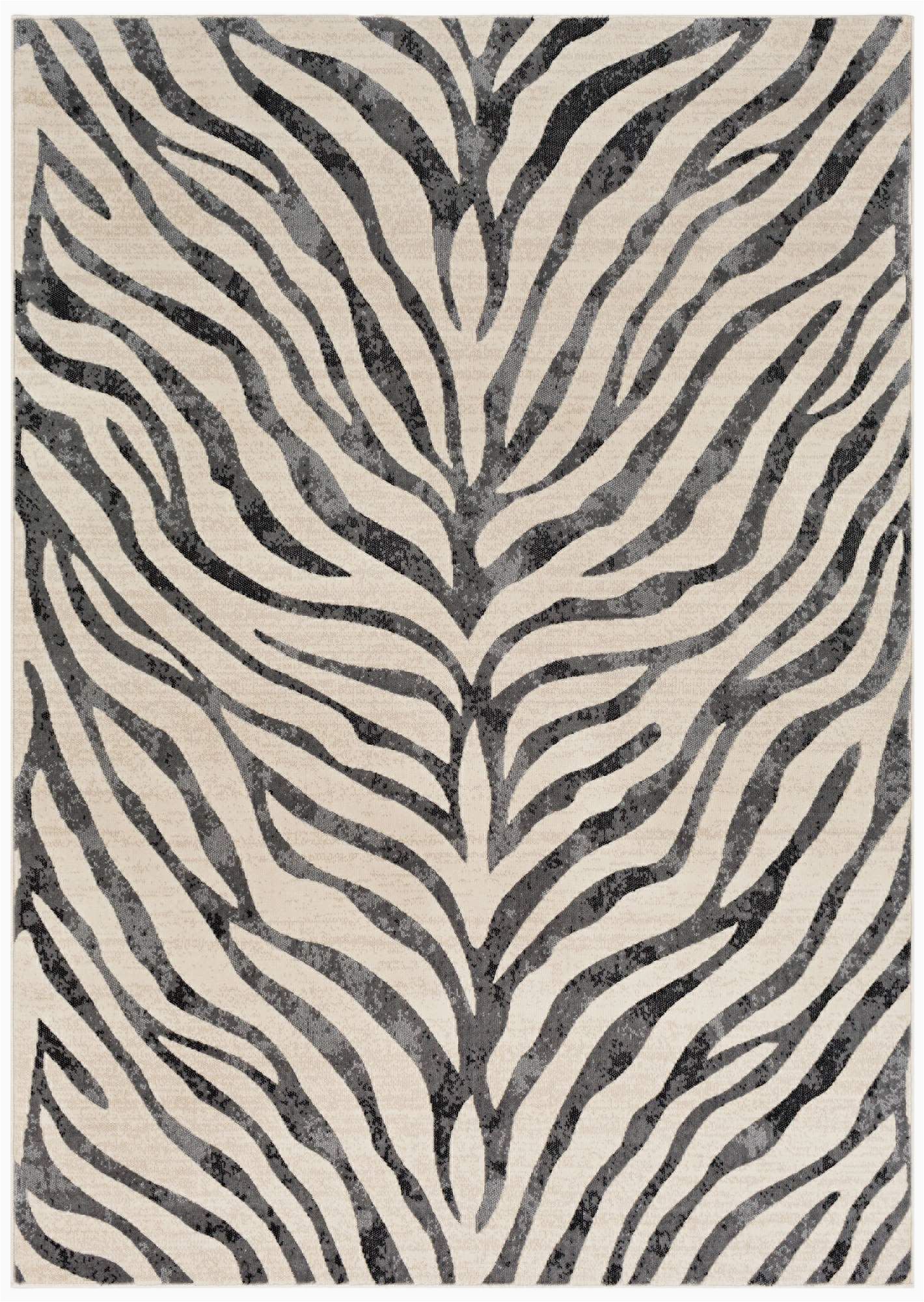 Zebra Print area Rug 8×10 Rugs City Cr613 Taupe area Rug In 2020