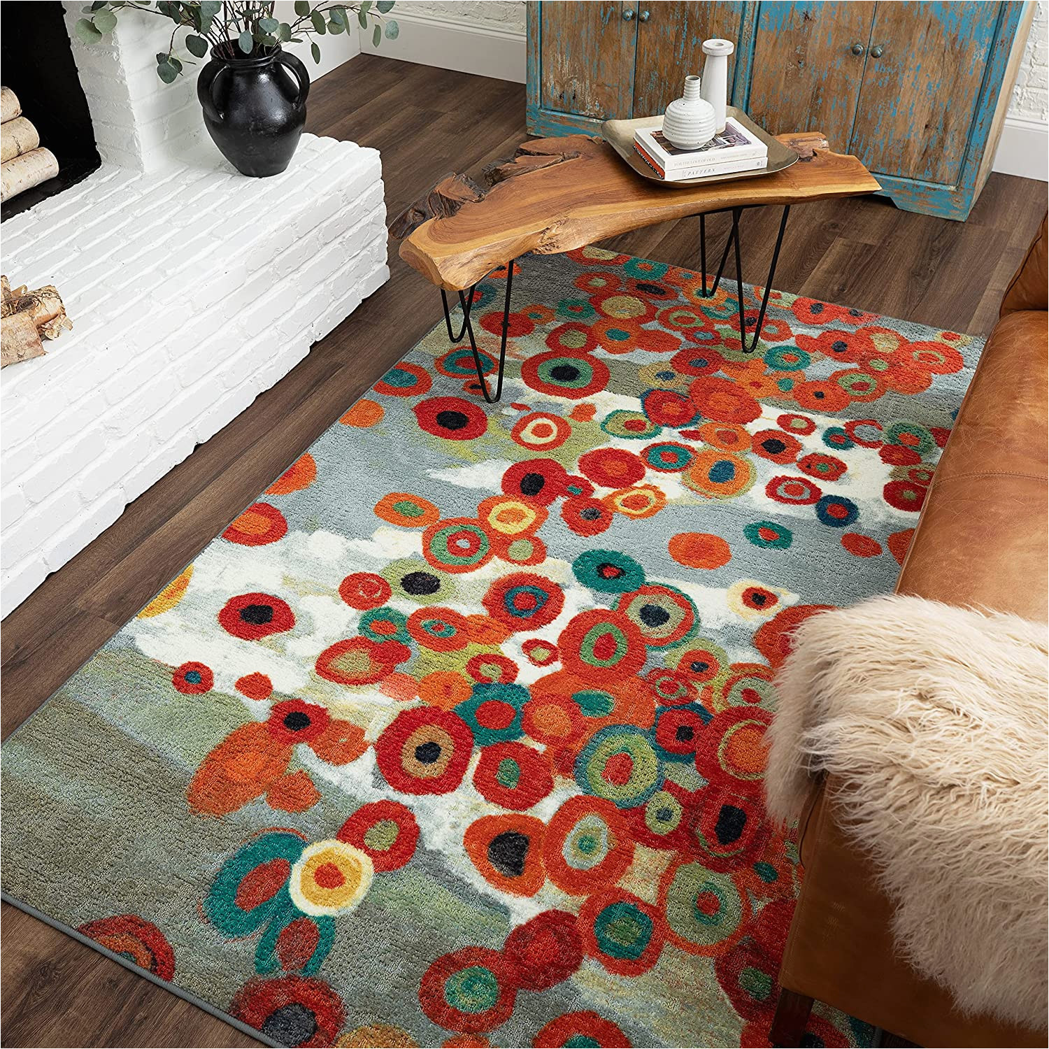 6 Ft X 8 Ft area Rug Mohawk Home tossed Floral area Rug, 6 Ft X 9 Ft, Multi