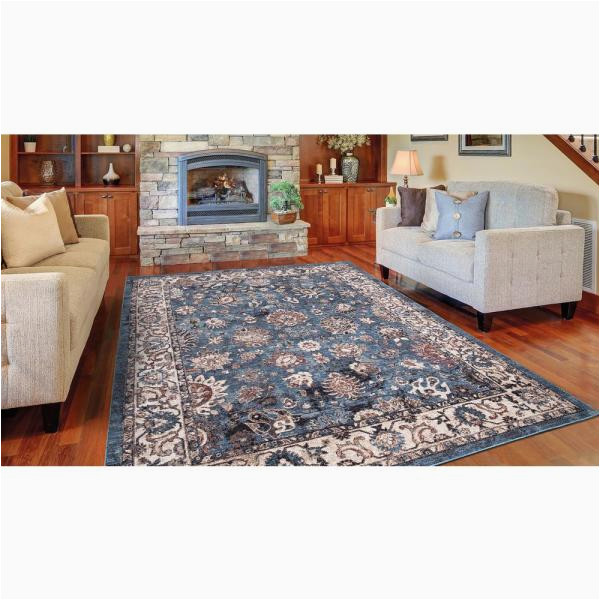 6 Ft X 8 Ft area Rug Stylewell Gramercy Blue 8 Ft. X 10 Ft. Floral area Rug-50767 – the …